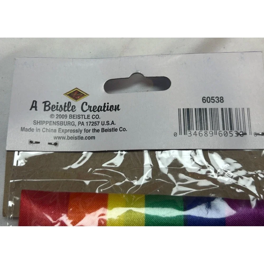 Set of Four Rainbow Sashes Banners Gay Pride LBGTIA